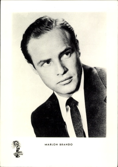 Ak Schauspieler Marlon Brando, Portrait