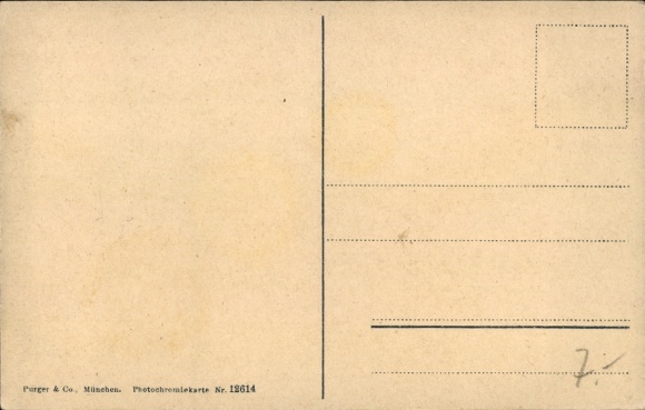 Ansichtkaart Hochzirl in Tirol, Mittenwaldbahn, station, locomotief, Solstein, Purger & Co. nr. 12614