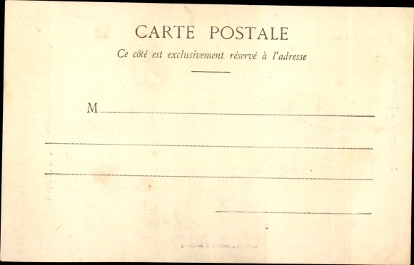 Postcard Language des Fleurs, la Campanule, Woman with flowers, language of flowers