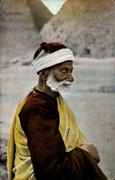 KP Egypt, Beduin w tradycyjnym stroju, Piramidy