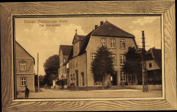 Passepartout Ak Dissen am Teutoburger Wald, Karlsplatz