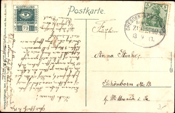 KP Drezno, Wystawa Higieny 1911, Francuski Pawilon Państwowy