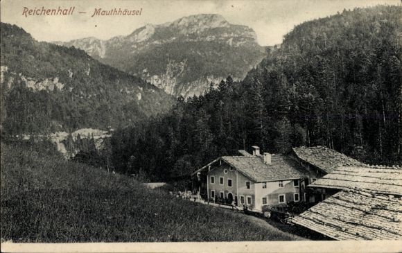 Postcard Schneizlreuth in Upper Bavaria, Gasthof Mauthäusl
