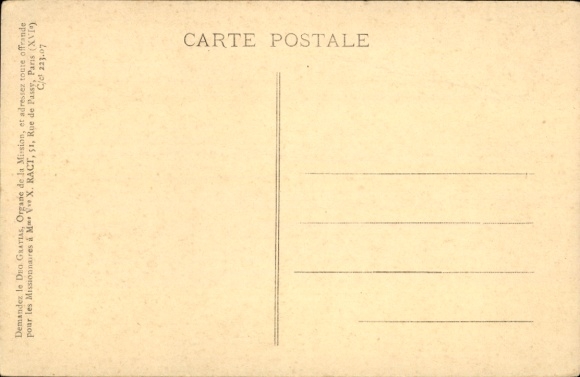 Postcard Mission of the Capuchins in India, Mission Sacre Coeur in Rajputana, young Rajah