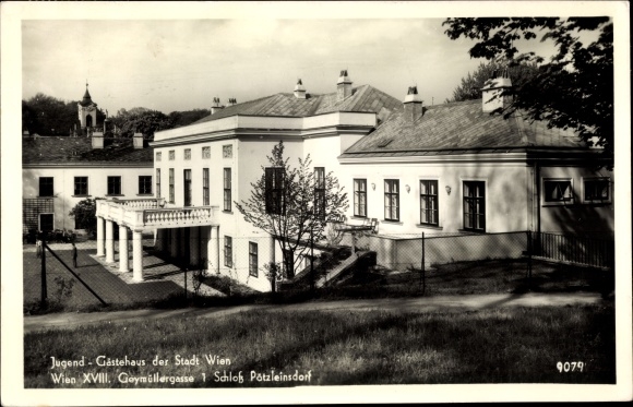 Postcard Vienna 18th, youth guest house, Geymüllergasse 1