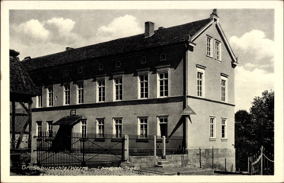 Ak Großburschla Treffurt an der Werra, Landjahrlager