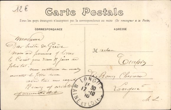 Postcard Much Baugé Maine et Loire, La Tour