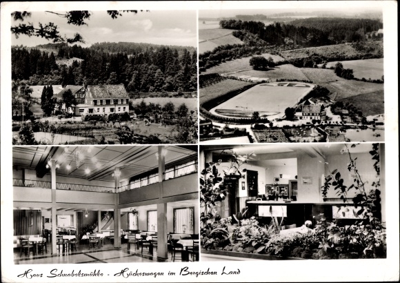 Postcard Hückeswagen in the Oberberg district, Haus Schnabelsmühle, interior view