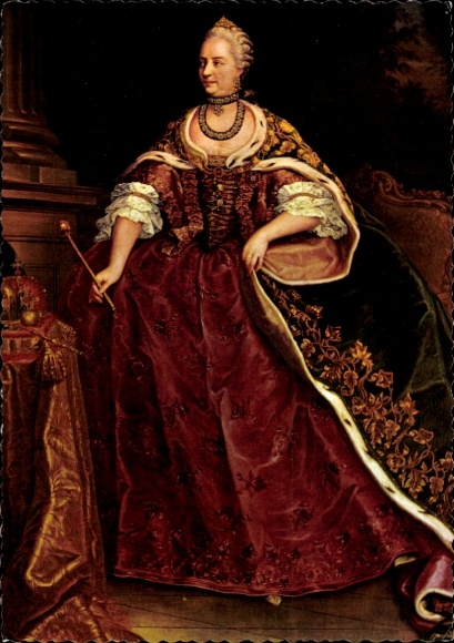 Künstler Ak Kaiserin Maria Theresia, Erzherzogin von Österrech