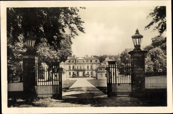 Postcard Calden in Hesse, Wilhelmsthal Castle, entrance