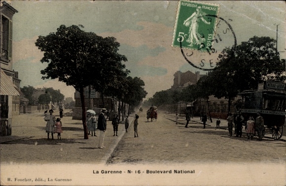PC La Garenne Colombes Hauts de Seine, Boulevard National