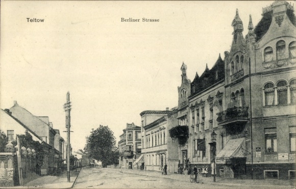 Ansichtkaart Teltow in Brandenburg, Berliner Straße