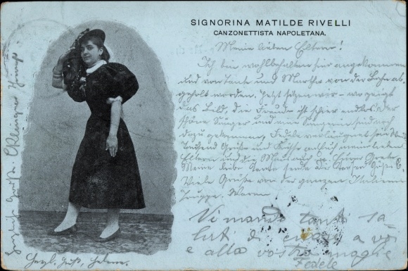 PC Signorina Matilde Rivelli, Canzonettista Napoletana, portrait