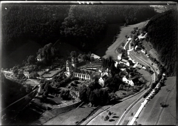 Photo Frauenalb Schielberg Marxzell in the Black Forest, aerial photograph