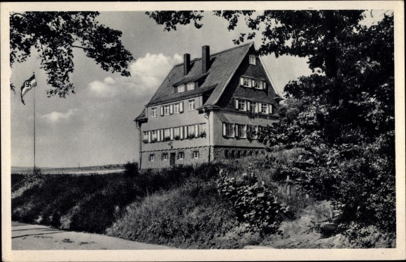 Postcard Radevormwald in the Oberberg district, DJH youth hostel