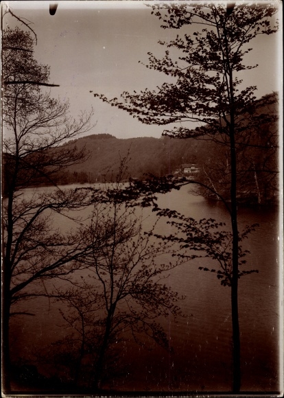 foto Bad Lauterberg im Harz, Wiesenbekervijver, rond 1920