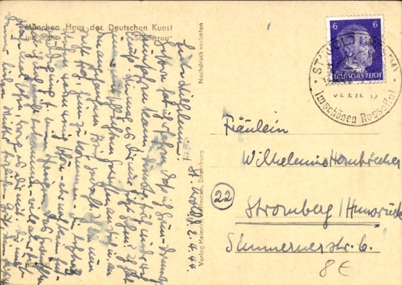 Artist PC Strahn, Jos., shepherd's rest, shepherd with flock, HDK 530