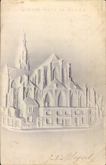 KP reliefowa Breda Brabancja Północna Holandia, Groote Kerk