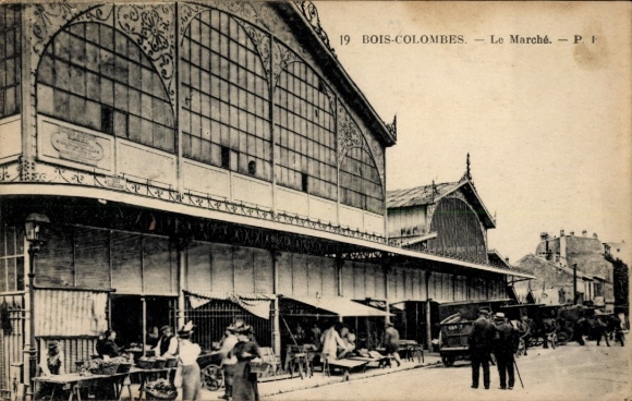 Ak Bois Colombes Hauts de Seine, Le Marche