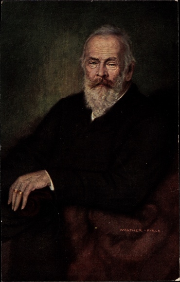 Artist PC Firle, Walther, Prince Regent Luitpold of Bavaria, seated portrait