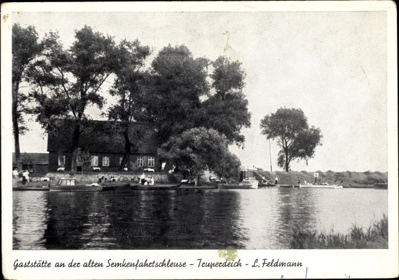 KP Lilienthal Dolna Saksonia, Truperdeich, restauracja przy starym Semkenfahrtschleuse