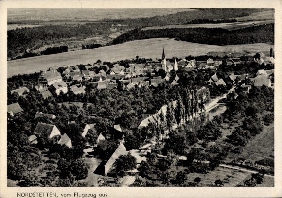 Ak Nordstetten Horb am Neckar, Fliegeraufnahme
