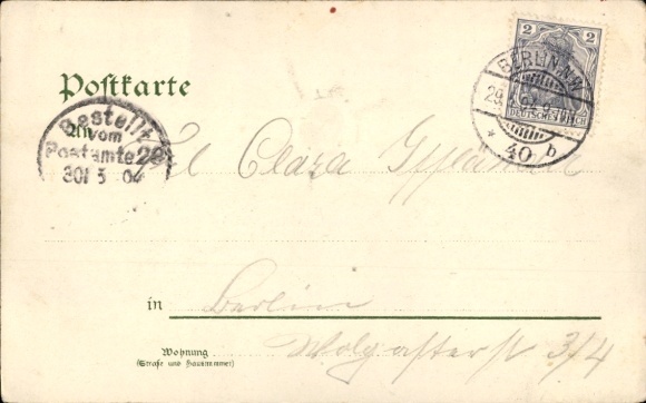 Embossed Coat of Arms Chromo-Litho A German Greeting, Kaiser Wilhelm II., Anhalt, Saxony, Hamburg, Bavaria