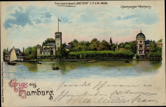 Chromo-Litho Hamburg Uhlenhorst, Uhlenhorster ferry house