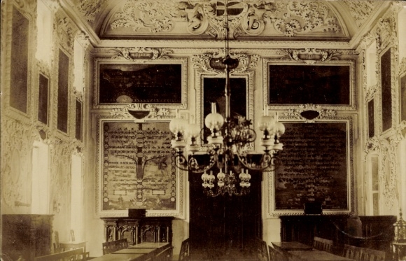 Photo Postcard Zangberg in Upper Bavaria, Educational Institute St. Joseph, interior view