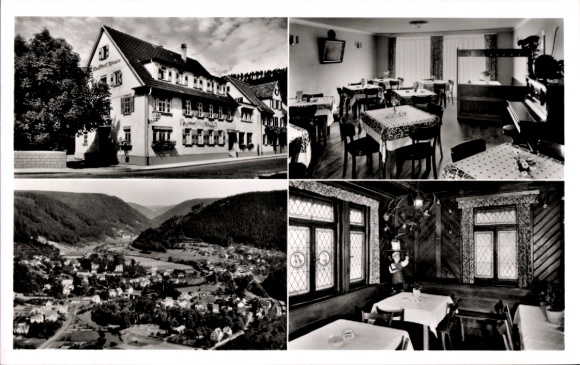 Postcard Hirsau Calw Black Forest, Inn and Pension zum Rößle