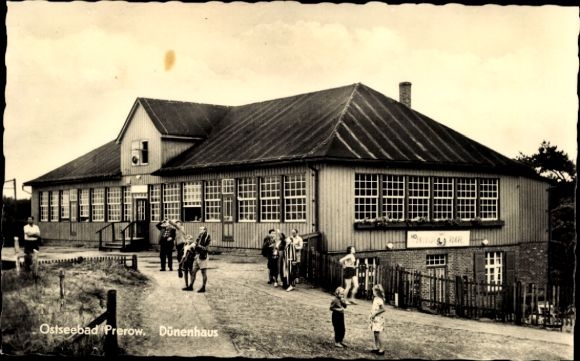 Postcard Prerow Darß Ostsee, The Dune House seen from the outside