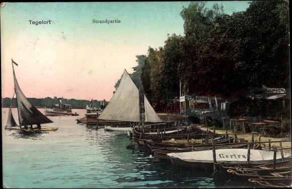 PC Berlin Reinickendorf Konradshöhe Tegelort, beach party, boats