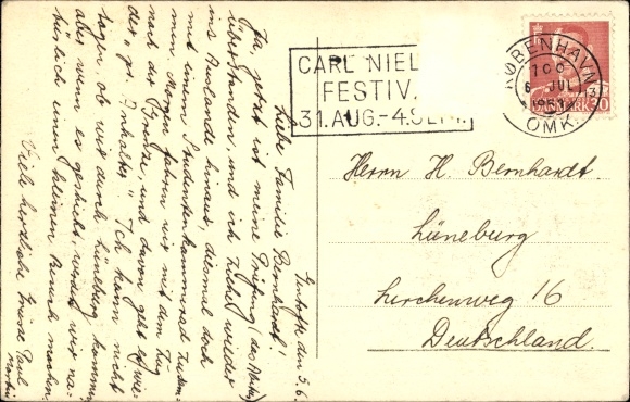 Postcard Kjøbenhavn København Kopenhagen Dänemark, Hovedbanegarden, Straßenbahn
