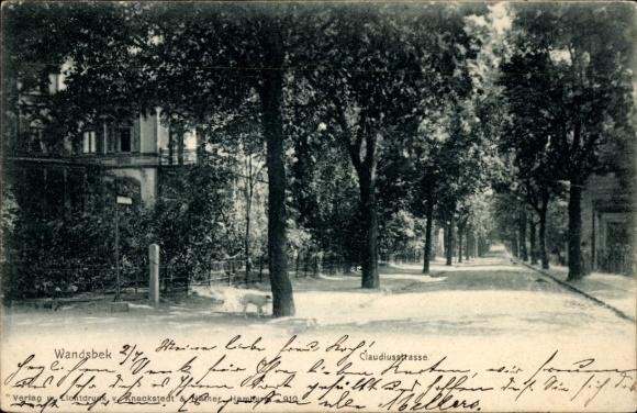 Ak Hamburg Wandsbek, Claudiusstraße