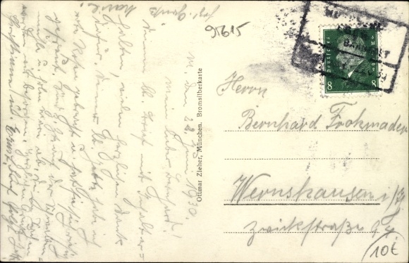 Postcard Marktredwitz im Fichtelgebirge, Admiral Scheer Strasse