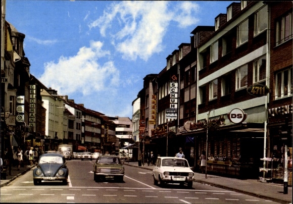 Postcard Viersen in North Rhine-Westphalia, Main Street