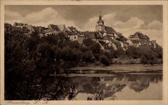 Ak Ronneburg in Thüringen, algemeen beeld