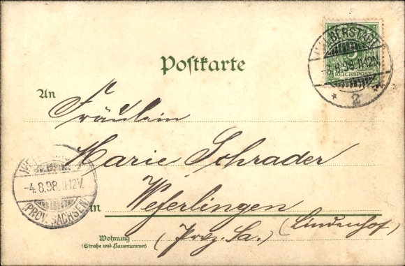 Chromo-Litho Friedrichsruh Aumühle Lower Saxony, Otto von Bismarck, Duke of Lauenburg, Federal Chancellor