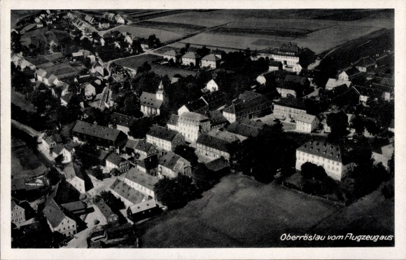 KP Oberröslau Górna Frankonia Bawaria, zdjęcie lotnicze