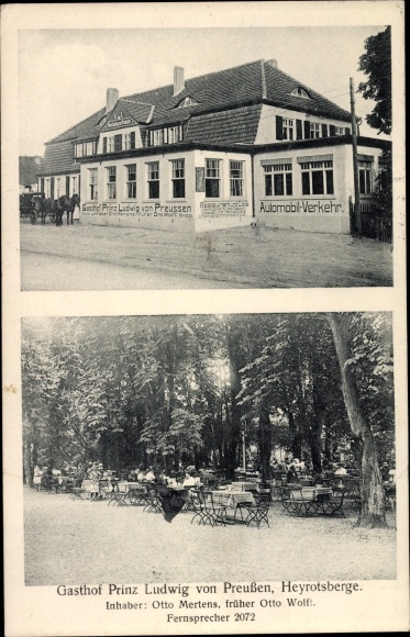 PC Heyrothsberge Biederitz in Saxony Anhalt, inn Prince Ludwig of Prussia