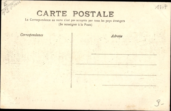 Postcard Saint Priest Taurion Haute Vienne, Avenue de la Gare