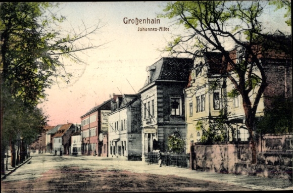 Ak Großenhain Saksen, Johannes-Allee