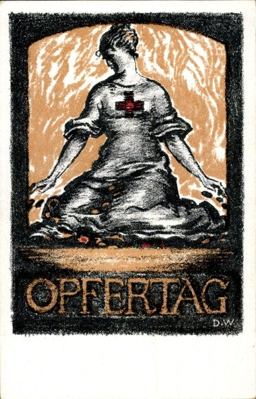 Artist PC Ditz, Walter, Day of Victims 1917, Bavarian State Committee of the Red Cross