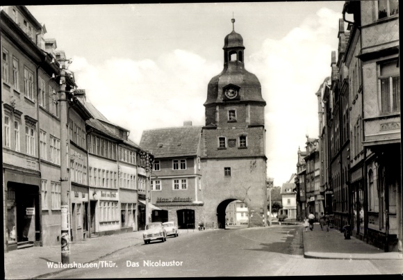 Ak Waltershausen in Thüringen, Nikolaustor