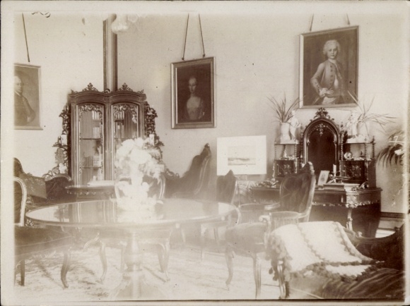 Foto Büstorf Rieseby in Schleswig Holstein, Gut Büstorf, Büstorfer Haus, Wohnzimmer