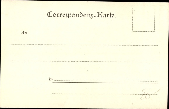 Postcard Vienna 3rd country road, Kuk Landwehr Infantry Cadet School, Boerhavegasse