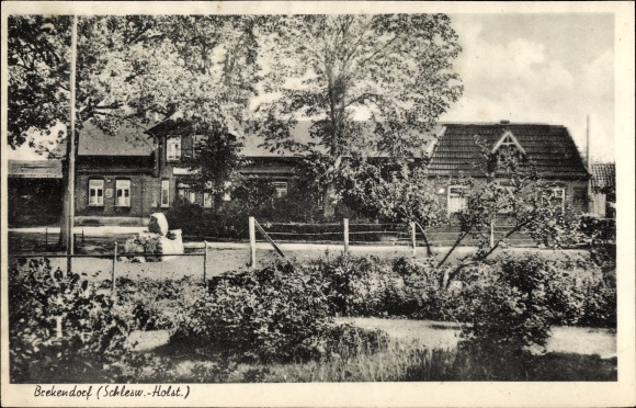 Ansichtkaart Brekendorf Sleeswijk-Holstein, restaurant Zur Eiche