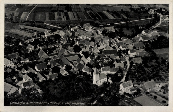 Ak Hirschau in der Oberpfalz, Porzellan- und Steingutfabrik von Ernst Dorfner & Co, Luftbildaufna