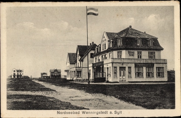 PC Wennigstedt Braderup on Sylt, view of the dune hotel