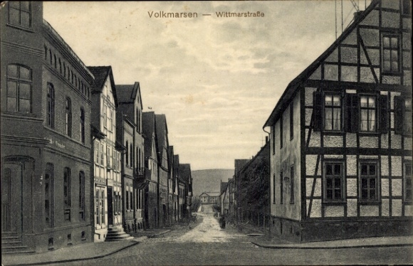Postcard Volkmarsen in North Hesse, Wittmarstrasse